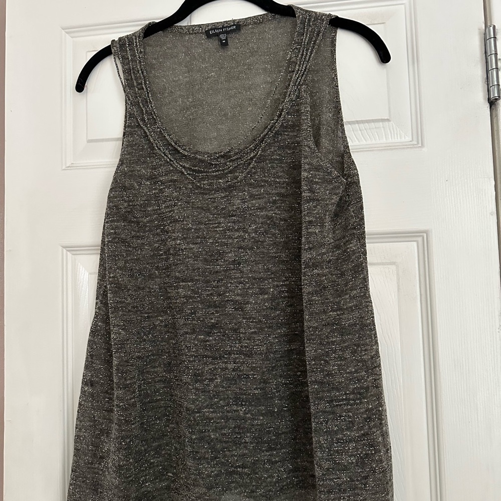 Eileen Fisher sparkly top size medium